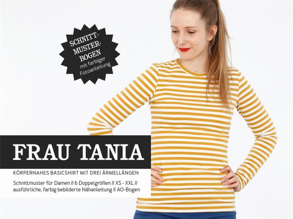 Schnittreif Frau Tania Basic Langarmshirt