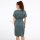 Studio Schnittreif Frau Vikki Vicky lockeres Kleid mit V-Ausschnitt