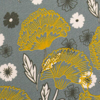 Viskose Mable by Jolijou mint Fächerblume Ginkgo