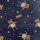 Baumwollgewebe dunkelblau Astronautenkatze