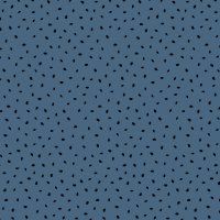 Modaljersey jeansblau Regentropfen schwarz