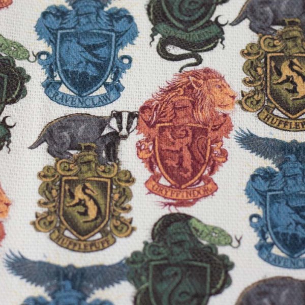 Canvas Harry Potter Wappen Lizenzstoff