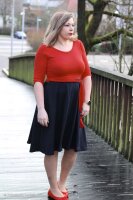 Jersey uni Vanessa rot 636