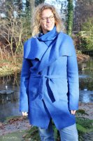 Walk gekochte Wolle Naomi royalblau königsblau