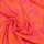 Viskosegewebe fuchsia orange abstrakte Blumen
