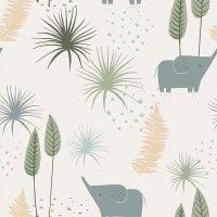 Jersey NOAH Elefanten Dschungel abstrakt