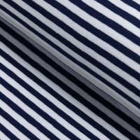 Jersey blau-weiß gestreift Streifen gedruckt