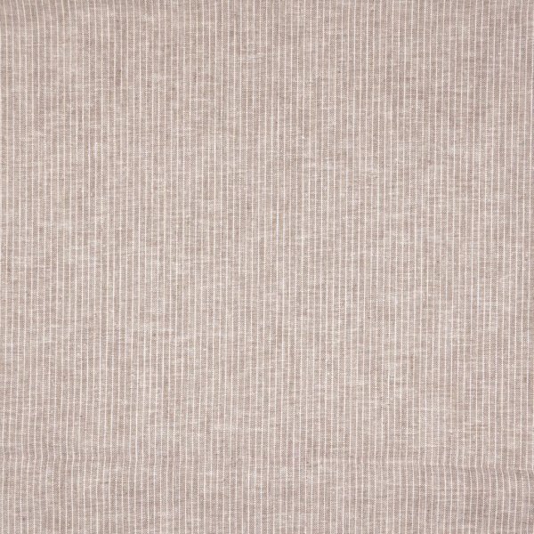 Leinen Baumwolle Gewebe beige Streifen