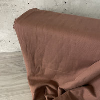 Twill Leinen Baumwolle rostrot mokka bronze