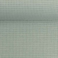 Waffeljersey Clarissa hell mint 100cm Stück