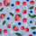 Baumwollgewebe FRUITS Erdbeeren und Kirschen