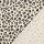 French Terry geraut Leoprint natur mit schwarz und beige
