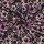 French Terry Blumen violett khaki