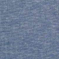 Leinen Baumwolle Gewebe PAUL blau