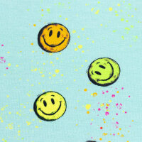 Jersey Smileys mint HAppy by Christiane Zielinski