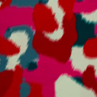 Viskosejersey Aquarellflecken rot Echo of Summer