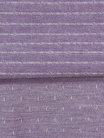Jacquard Jersey Ringel flieder lila Punkte