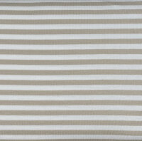 Jersey Ringel beige weiß