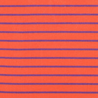 Frottee Ringel orange-lila