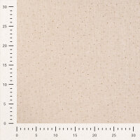 Viskose Leinen Gewebe Sand mit Drew Drops
