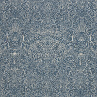 Jersey Ornamente jeansblau Autumn Demask by Bienvenido...