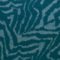 Jacquardstrick petrol Zebra EMILY