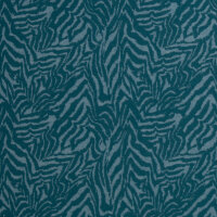 Jacquardstrick petrol Zebra EMILY