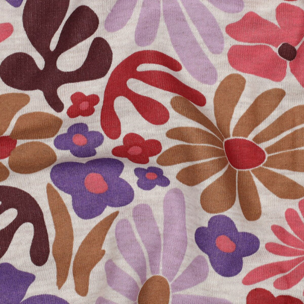 Sweat Blumen abstrakt flieder lila