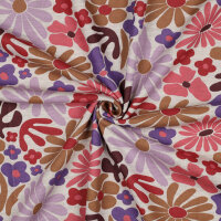 Sweat Blumen abstrakt flieder lila
