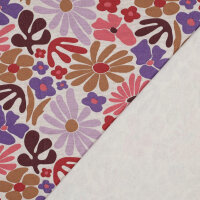 Sweat Blumen abstrakt flieder lila