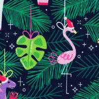 Sweat Weihnachten Holly Einhorn, Flamingo, Dino, Radio,...