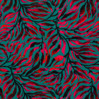 Jersey grün fuchsia Blätter