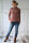 Merinostrick jeans-mint