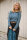 Merinostrick jeans-mint